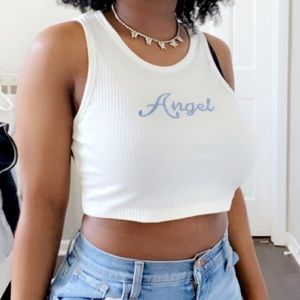 Angel Crop Top Shirt
